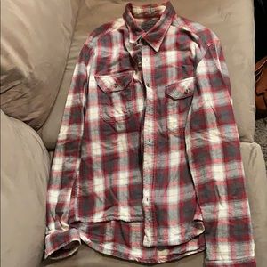 Plaid long sleeve shirt size large